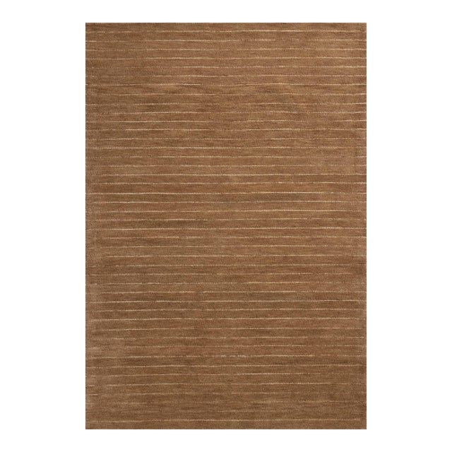 Chris Loves Julia x Loloi Henry Rust / Natural 2'-3" x 3'-9" Runner Rug For Sale