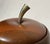 Vintage Mid-Century Modern Apple Shaped Ice Bucket Quaker Solid American Walnut For Sale In Greenville, SC - Image 6 of 12