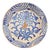 Spanish Blue & White Majolica Fajalauza Lebrillo Bowl, Granada, 1760s-1790s For Sale