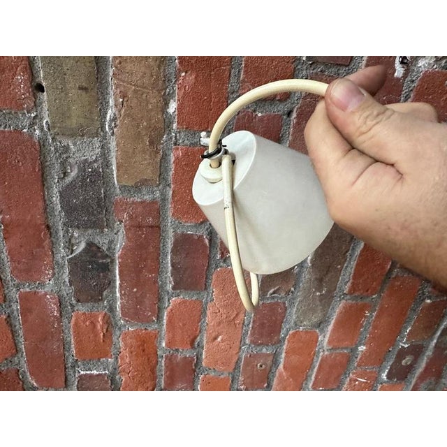 Opaline and Teak Pendant from Louis Kalf, 1960s For Sale - Image 6 of 9