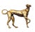 Metal Early 21st Century Miniature Bronze Greyhound Figurine For Sale - Image 7 of 7