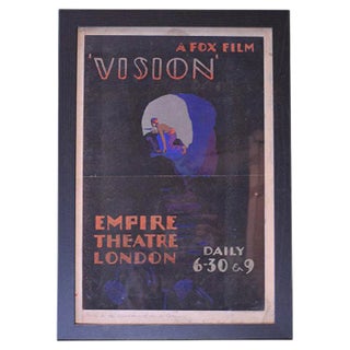 Vision Film Poster, 1930s For Sale