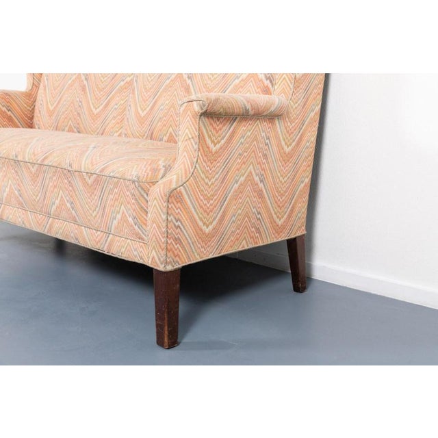 Modern Danish Wing Sofa, 1960s For Sale - Image 4 of 8