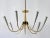 Mid-Century Modern German Seven-Flamed Sputnik Pendant Lamp or Chandelier, 1950s For Sale - Image 9 of 15