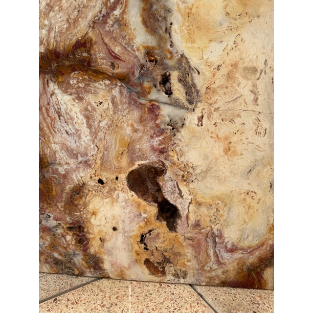 Red Jasper Stone Sculpture by Xyleia Petrified Wood For Sale - Image 6 of 7