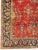 1920s Persian Red Gold Navy Manchester Wool Kashan Small Area Rug For Sale - Image 4 of 5