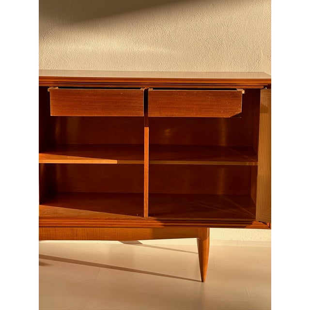 Ash Sideboard with Four Seasons Panels attributed to Pierluigi Colli, 1950s For Sale - Image 6 of 15