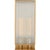 York 24" Double Box Sconce in Soft Brass with Clear Ribbed Glass Designer: Barbara Barry Finish: Soft Brass Height: 24.25"...