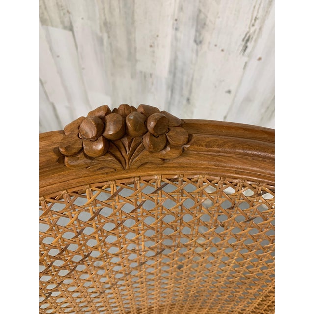 Louis XV Style Cane Arm Chair For Sale - Image 4 of 11