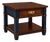 Late 20th Century Old Chapel Midnight Reserve™ Mission End Table Satin Walnut & Antique Gold Edition For Sale