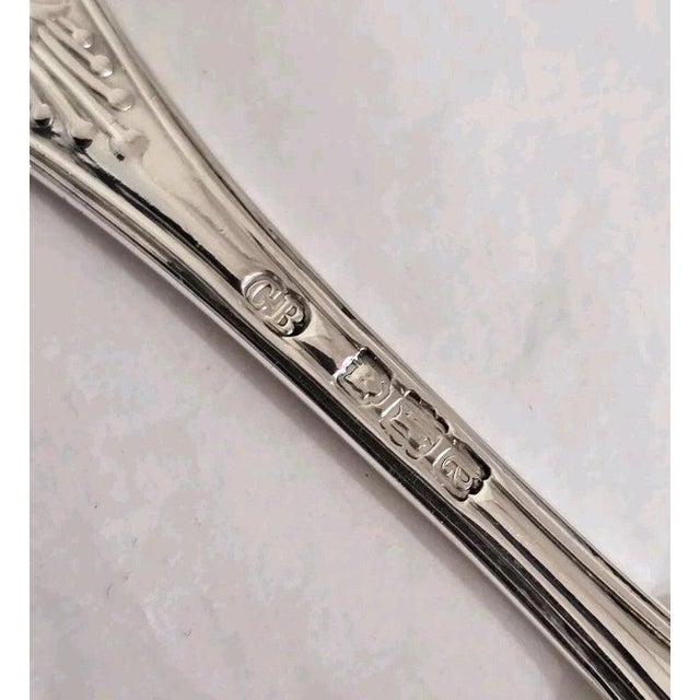 Antique Victorian English Sterling Silver Teaspoons, 1896, Set of 6 For Sale - Image 18 of 18