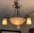 2000 - 2009 Vintage Cast Glass Chandelier For Sale - Image 5 of 12