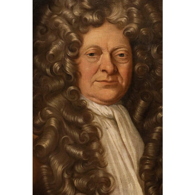 Mid 18th Century Jonathan Richardson, Portrait of Hans Sloane, 1740, Oil on Canvas, Framed For Sale - Image 5 of 16