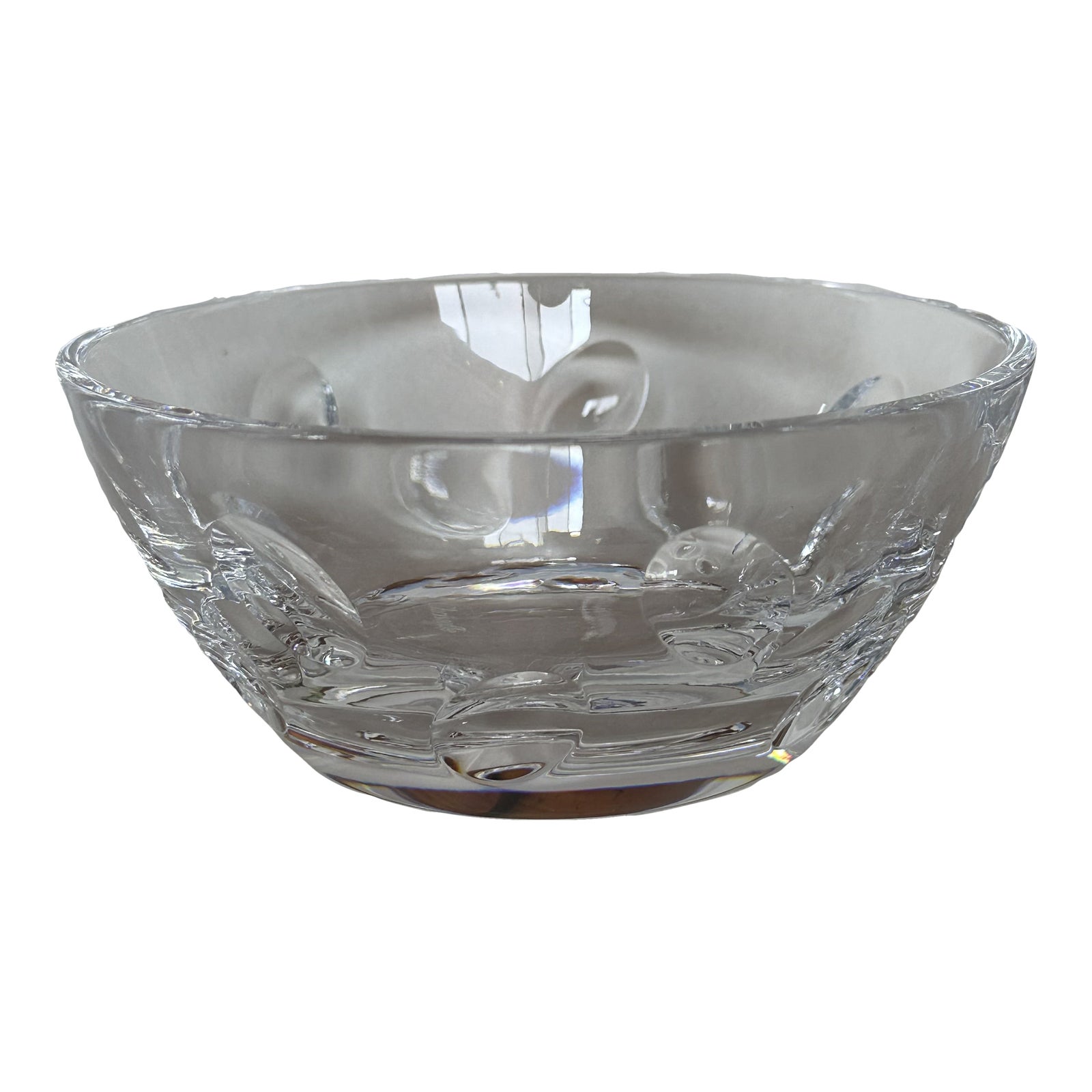 1990s Christofle Crystal Cluny Bowl Chairish