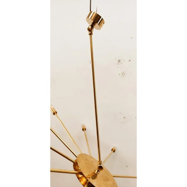 Brass Sputnik Ceiling Lights For Sale - Image 15 of 18