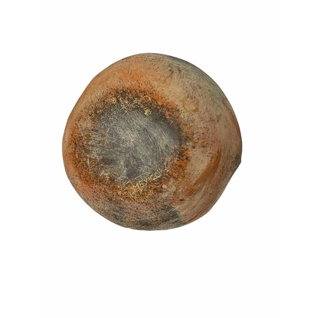 Vintage Hand-Sculpted Ceramic South American Pre Colombian-Style Vase For Sale - Image 4 of 10