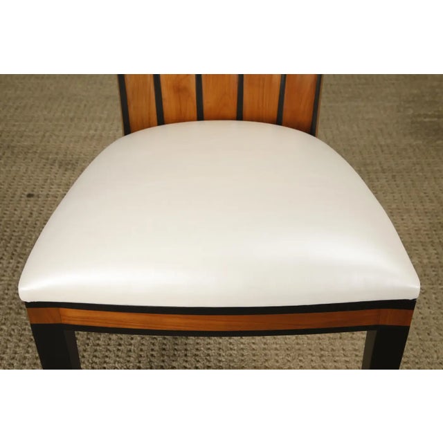 Set of 6 Eliel Saarinen 'Cranbrook' Dining Chairs, Refinished and Reupholstered For Sale - Image 15 of 18