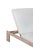 2020s Paradiso Outdoor Teak Natural Look Chaise - Light Gray Fabric For Sale - Image 5 of 6