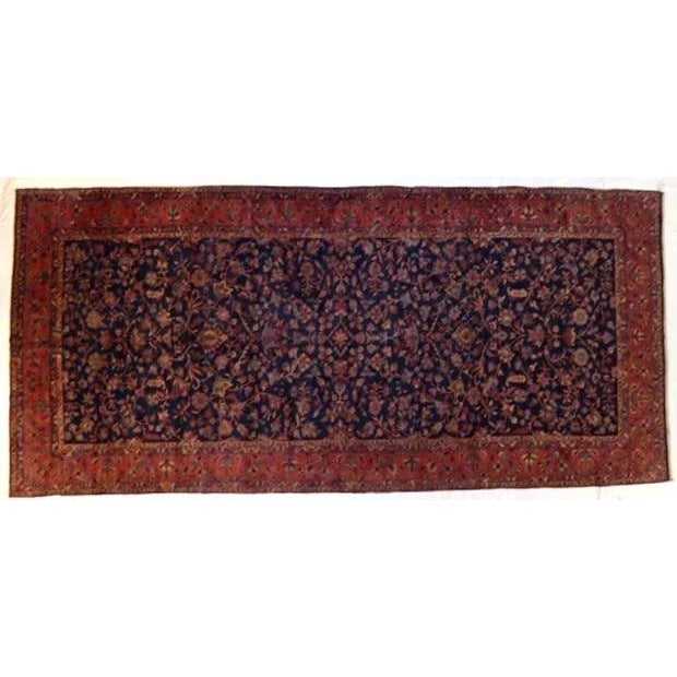 1920's Antique Persian Sarouk Mohajeran Palace Rug, 9'5" X 20'2" For Sale - Image 10 of 10