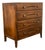 Mid Century Danish Modern Highboy Dresser Walnut 4 Drawer MCM Vintage Karges 60s For Sale