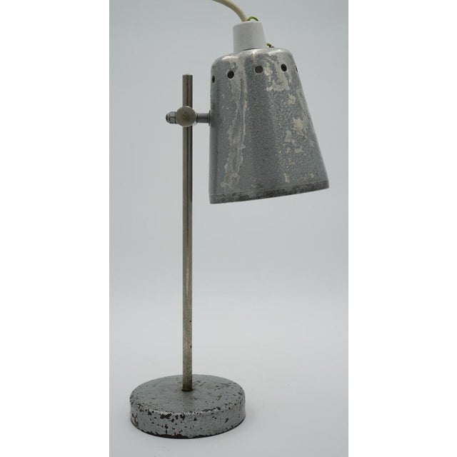 Vintage English Salvaged Laboratory School Table Lamp, 1940s For Sale - Image 11 of 14