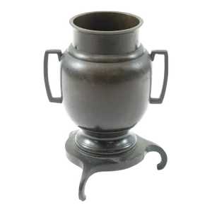 Mid 19th Century Japanese Bronze Tripod Vase