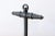 American 1920s Howes of Boston Anchor Andirons- a Pair For Sale - Image 3 of 6