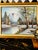 1950s Original Signed M. Scott Textured Winter Mountain Landscape Oil Painting By, Framed For Sale - Image 4 of 13