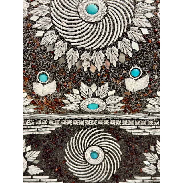 Vintage Coastal Shell-Encrusted Decorative Box For Sale In Naples, FL - Image 6 of 13