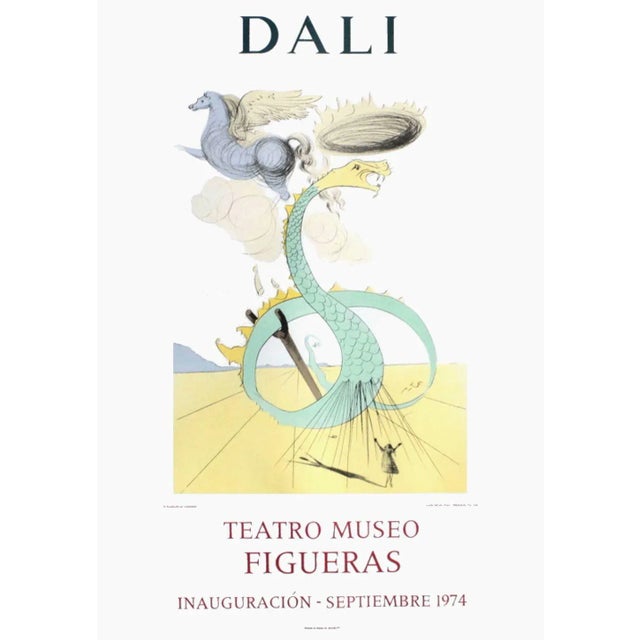 Surrealism 1970s Salvador Dali, Figueras Inauguracion Poster For Sale - Image 3 of 3