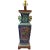 1960s Asian Floral Hand Painted Ceramic Table Lamp For Sale - Image 11 of 11
