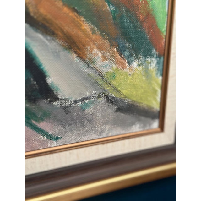 Swedish School, Rocky Shoreline, 1950s, Oil on Canvas, Framed For Sale - Image 8 of 18