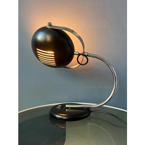 Vintage Space Age Brown Table Lamp from Herda For Sale - Image 13 of 13