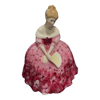 Late 20th Century Royal Doulton Hn Series Figurines - Classic Ladies Collection Melissa” Hn2467 or “Flower of Love” Hn2460 For Sale