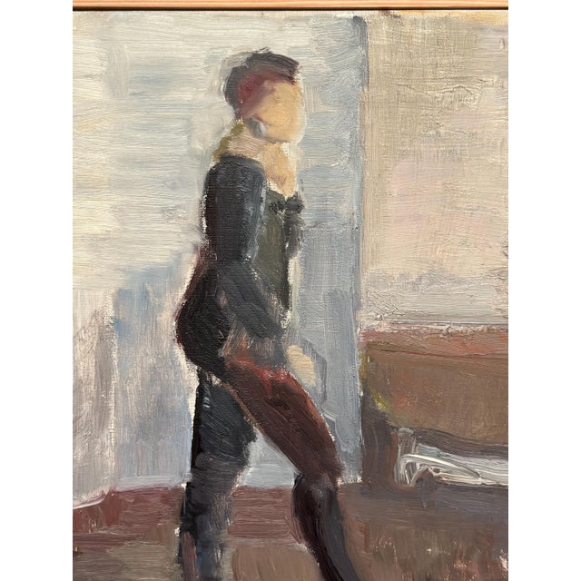 Martin Ljunggren, Dancing Model, 1956, Oil Painting on Canvas, Framed For Sale - Image 16 of 18