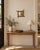 A little bit Riviera, a little bit campaign, and very easy to love. This petite vintage French faux bamboo mirror has all...