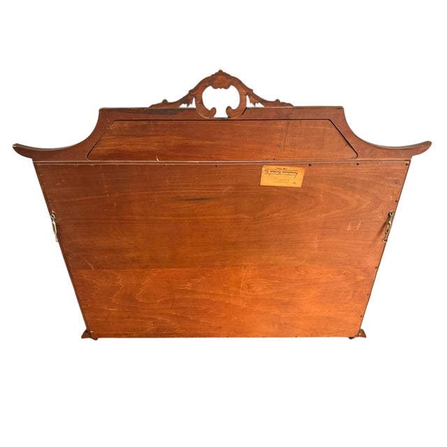Art Deco 1940s Pennsylvania Furniture Co. Chinoiserie Mirror For Sale - Image 3 of 7