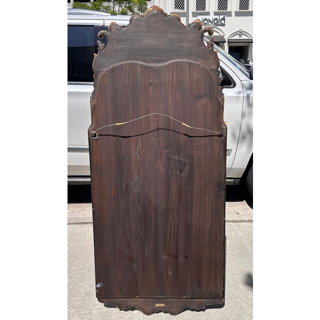 19th C Style Burton-Ching Regency Black & Gold Mirror - 1 of 2 For Sale - Image 4 of 7