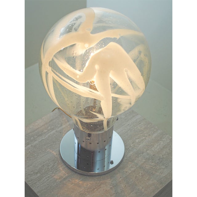 1960s Large Murano Glass Lamp, Italy, 1960s For Sale - Image 5 of 11