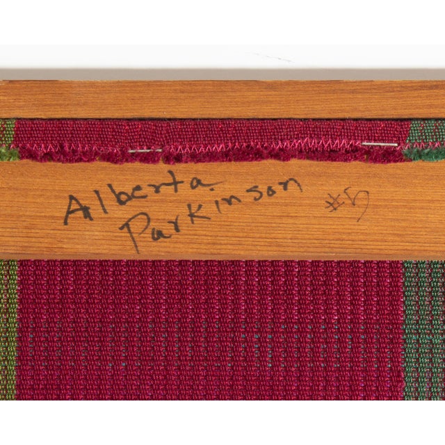 1981 Textile Art by Alberta S. Parkinson For Sale - Image 9 of 9