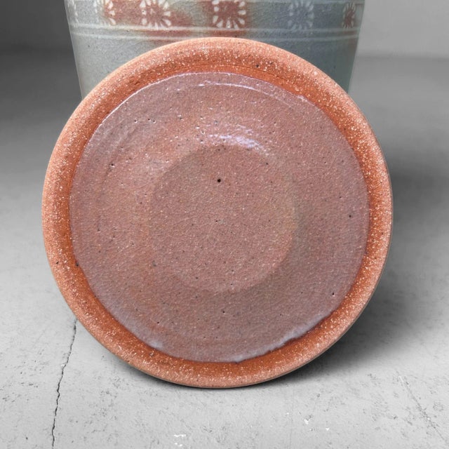 Japanese Hoso-Mizusashi Water Jar by Yohei Nakamura, 1970s For Sale - Image 15 of 17