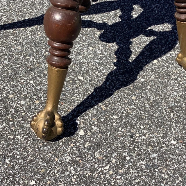 Antique Piano Stool A.Merriam Co Acton Mass. For Sale - Image 6 of 7