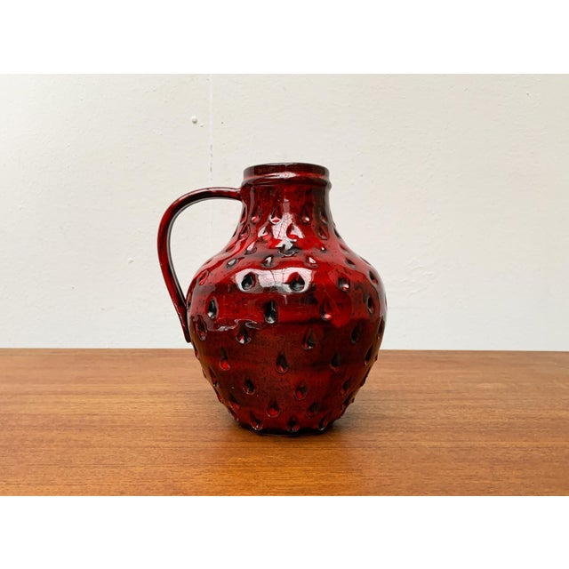 Italian Strawberry Pottery Vase by Fratelli Fanciullacci for Bitossi, 1960s For Sale - Image 11 of 15