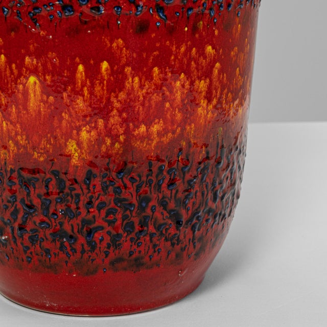 20th Century German 'W. Germany' Ceramic Vase For Sale - Image 13 of 18