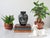 Vintage Native American style black sable pottery vase. Signed GG and dated 1987 on bottom. Minor age wear. No chips or...