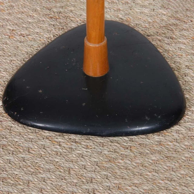 Vintage Wood and Metal Floor Lamp, 1960s For Sale - Image 4 of 6