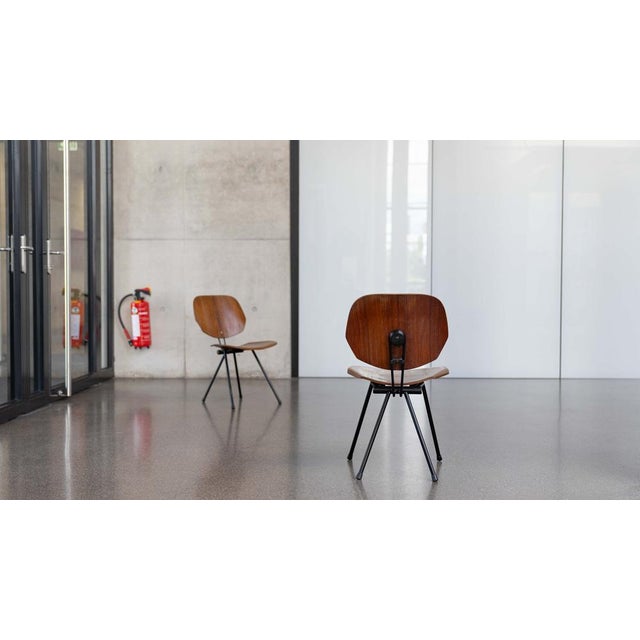 Set of S88 Folding Chairs by Osvaldo Borsani for Tecno, Italy For Sale - Image 6 of 18