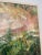 Late 20th Century Vintage Garden With Box Oil Painting For Sale In San Francisco - Image 6 of 7