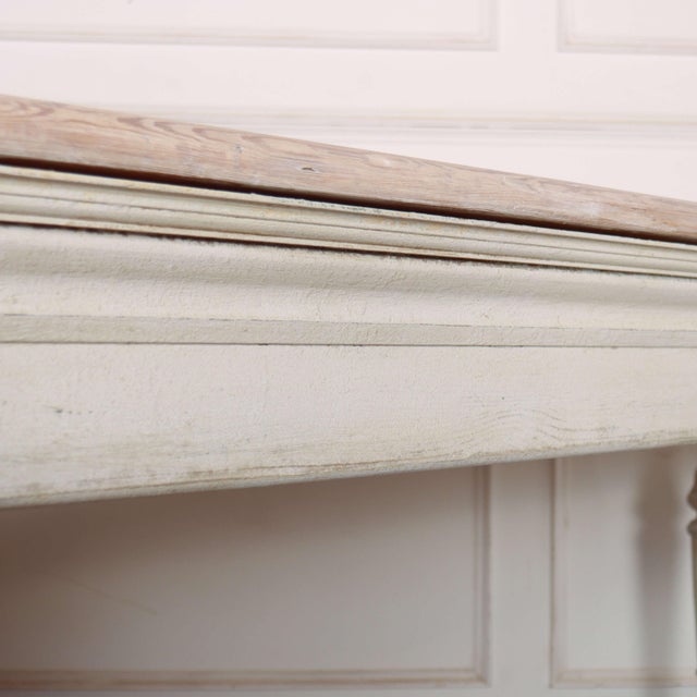 Wood French Potboard Drapers Table, 1890s For Sale - Image 7 of 10