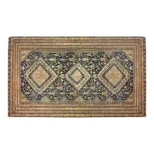 Vintage Persian Shiraz Oriental Rug, in Small Size, with Three Medallions